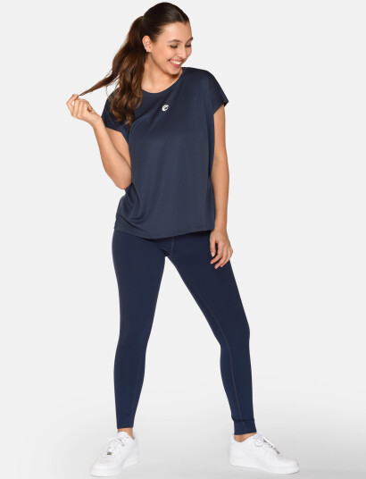 ZEBDIA Women Loose Fit T-Shirt - Navy - XXL