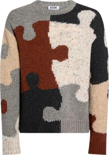 Moschino Herre Strikkevarer Flerfarget 2XL,