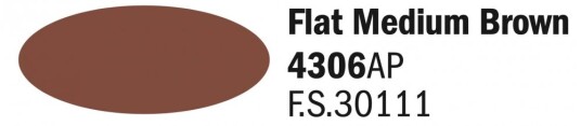 Italeri Flat Medium Brown 20ml Farge til Modellbygging