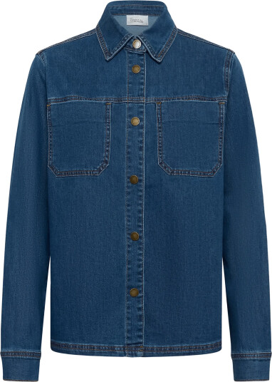 My Essential Wardrobe Denim Shirt Mwann 115   Blue   40
