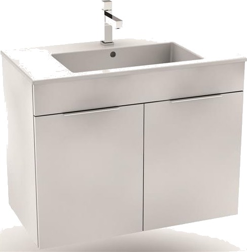 Møbelpakke Cube 800X430mm 2Låger Mathvid