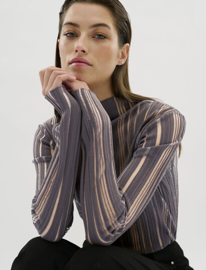 Karen By Simonsen Kbrosa Turtleneck   Grey   S