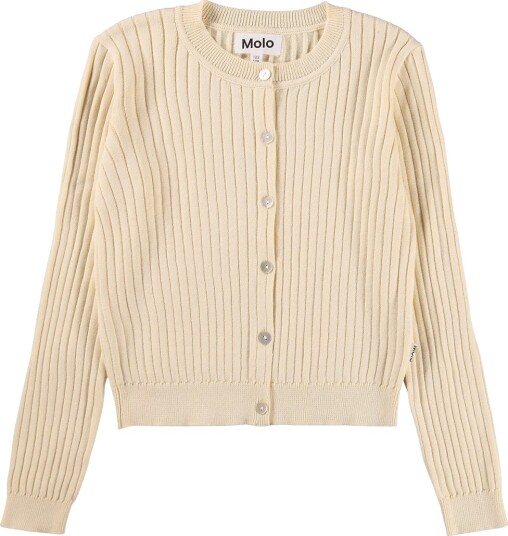 Molo Cardigan Strikk Gloria Summer Sand Molo 9 10 år (134 140) Cardigan Beige