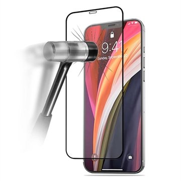 iPhone 12 Mini Full Cover Beskyttelsesglass Svart Kant