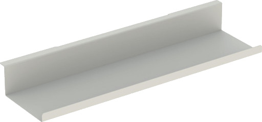 GEBERIT hylle 450x130x55mm stål pulverlakkert matt grå