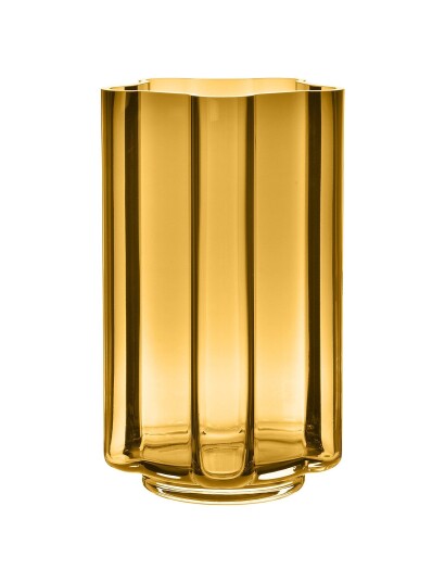 Louise Roe Funki Vase Rounded Yellow AMBER H25CM
