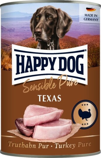 Happy Dog Våtfôr Sensible Pure Blandet Bøffel And Kalkun 6 X 400 G