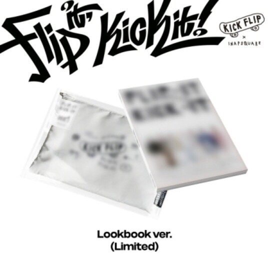 Kickflip  Flip It Kick It!  Lookbook Version  incl. Pouch Tag Print Photo Sticker Pack Bandana Lyrics Style Poster + 2 Photocards  CD