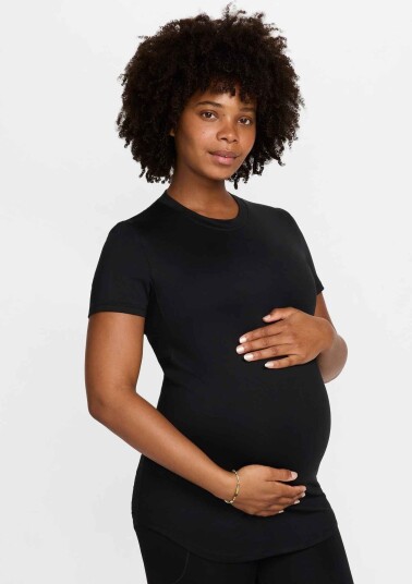 Nike One Maternity Dri-Fit Short Sleeve Top Sort XL Nike One Maternity Dri-Fit Short Sleeve Top Sort XL