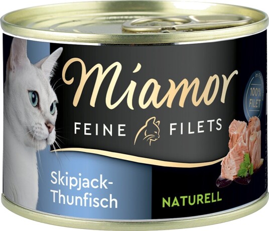 Miamor Våtfôr Fine Filéter Naturelle Skipjack Tunfisk 6 X 156 G 12 X 156 G Miamor Våtfôr Fine Filéter Naturelle Skipjack Tunfisk 6 X 156 G 12 X 156 G