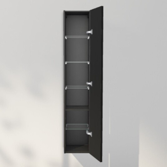 INR Iconic Nordic Rooms Sense 30/30 Høyskap Black oak / 30cm Høyre Hengslet INR Iconic Nordic Rooms Sense 30/30 Høyskap Black oak / 30cm Høyre Hengslet