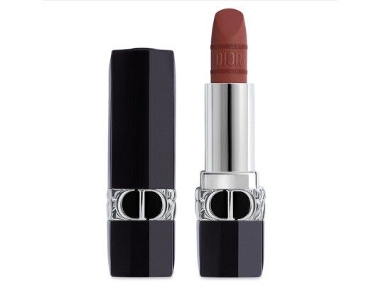 Christian Dior Dior Rouge Satin Matte Cream Lipstick Soft Burgundy 3.5 G 