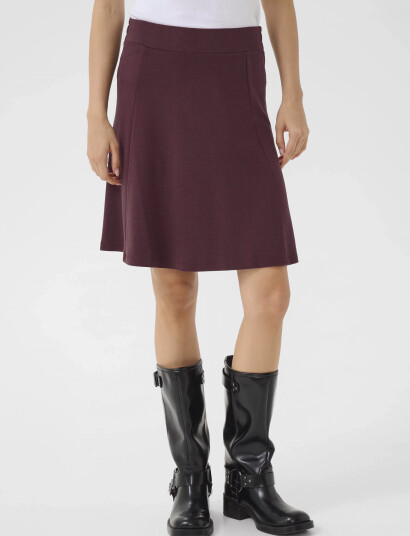 Kaffe Kajolen Jersey Skirt - Red - M Kaffe Kajolen Jersey Skirt - Red - M