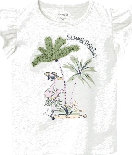 Name It Topp NmfJewels Peyote Melange Name It 4 år 104 Singlet Grå