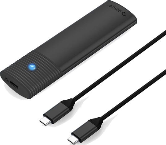Orico PWM2-G2 M.2 NVME USB-C 10 Gb/s-disk – svart