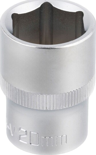 PELA 562398 Pipe Drivstørrelse 1/2", 6-Kant, Kort 20 mm