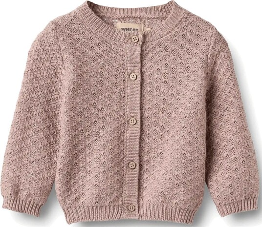 Wheat Knit Cardigan Magnella DRY ROSE 92