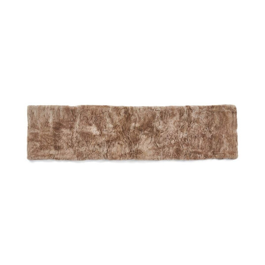 Natures Collection Alpakaullpledd 100% baby alpakaull Lysebrun 60x240 cm