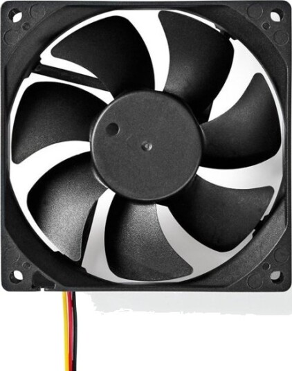 Nedis 92mm 3-Pin DC-vifte med lavt støynivå, sort Nedis 92mm 3-Pin DC-vifte med lavt støynivå, sort