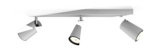 Philips Philips myLiving Paisley med 3 spot GU10 - Aluminium