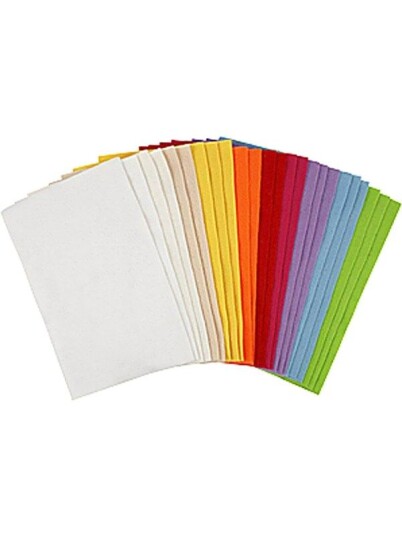 Creativ Company Hobby Felt Assorted Colors 24 Sheets Creativ Company Hobby Felt Assorted Colors 24 Sheets