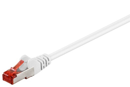Goobay CAT 6 S/FTP Nettverkskabel 1,5 m Hvit PiMF Goobay CAT 6 S/FTP Nettverkskabel 1,5 m Hvit PiMF