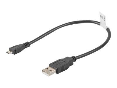 LANBERG USB-kabel - USB til Micro-USB type B - 30 cm