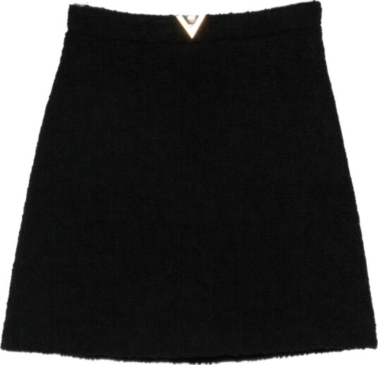 Valentino Dame Skjørt Svart L, Valentino Dame Skjørt Svart L,