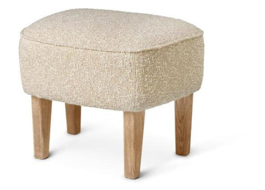 Audo Ingeborg Ottoman Natural Oak/0001 Beige Audo Ingeborg Ottoman Natural Oak/0001 Beige