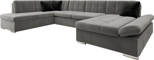 4 seters Hjørnesovesofa Grå