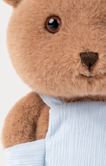 Teddykompaniet Nalle Med Snickarbyxor Brown 22 CM Teddykompaniet Nalle Med Snickarbyxor Brown 22 CM