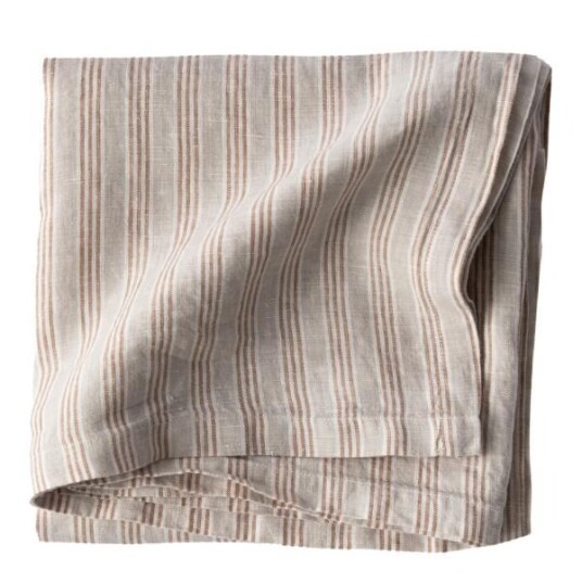 Tell Me More Linduk 175x175 cm hazelnut stripe