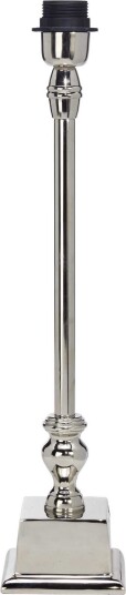PR Home Linné lampefot Krom 36 cm Grå PR Home Linné lampefot Krom 36 cm Grå