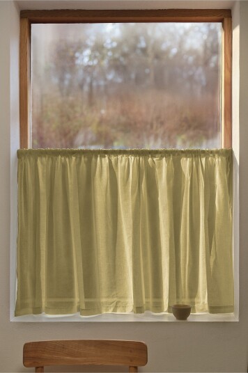 Jotex Kafégardin Kakigrønn CORINNE 219488506473