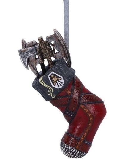 Ringenes Herre Gimli Strømpepynt Hengende Ornament - 8cm Ringenes Herre Gimli Strømpepynt Hengende Ornament - 8cm