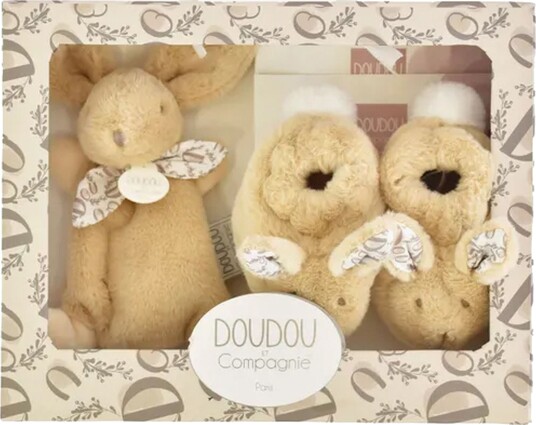 Doudou Et Compagnie Bunny Gavesett Beige