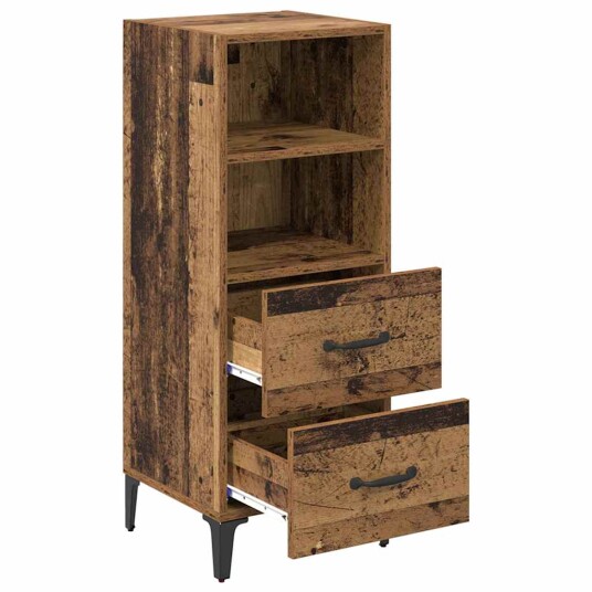 Serviesskap Gammelt tre 34 x 34.5 x 90 cm Konstruert tre Serviesskap Gammelt tre 34 x 34.5 x 90 cm Konstruert tre
