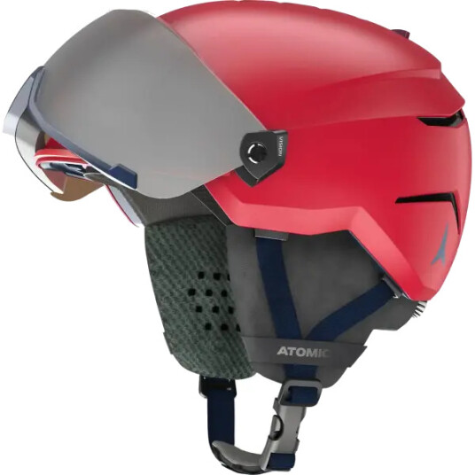 Skihjelm Atomic Savor Visor Barn (XS - Rød)