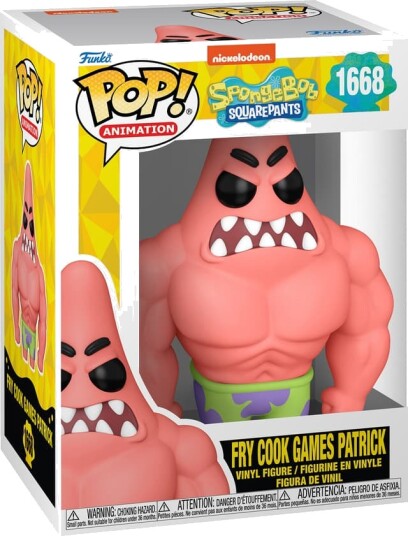 Funko SpongeBob SquarePants actionfigur Fry Cook Games Patrick