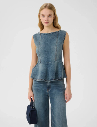 Gestuz Gzviva Sl Top - Blue - 42