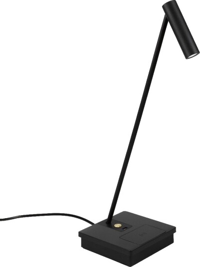 Elamp Bordlampe Med Trådløs Lading Og USB utgang