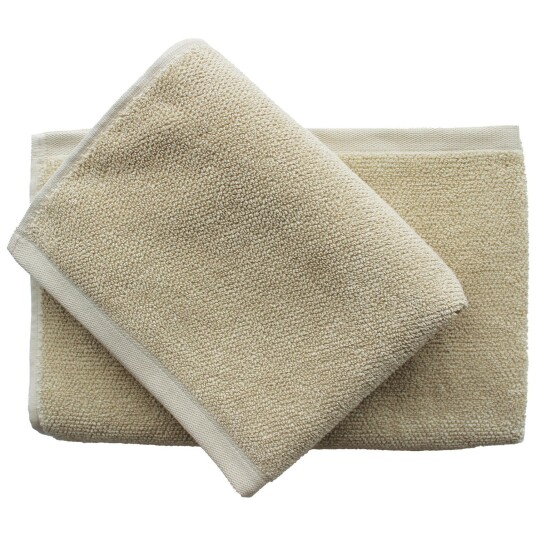 The Organic Company Mild Håndklesett 50x80 / 70x140 cm Pale Honey The Organic Company Mild Håndklesett 50x80 / 70x140 cm Pale Honey