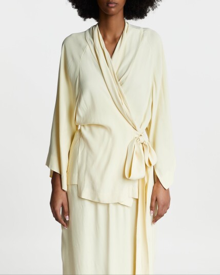 RODEBJER Rodebjer Tennessee Cape Cream XS RODEBJER Rodebjer Tennessee Cape Cream XS