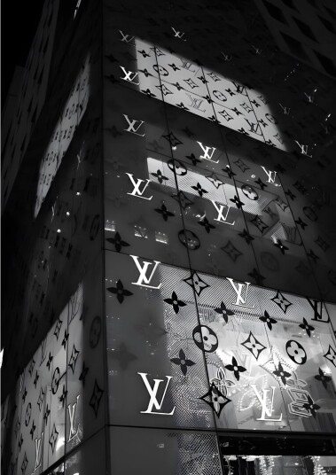 Louis Vuitton bygning Plakat Louis Vuitton bygning Plakat