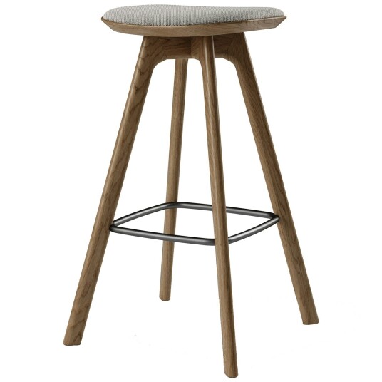 Brdr. Krüger Pauline Barstol 75 cm Fumed Eik / Hallingdal Grå