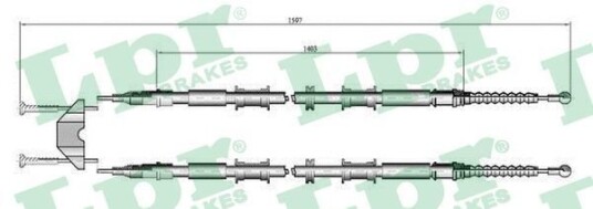 Bremsewire LPR C0549B