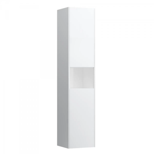 Laufen Base Høyskap med 2 dører 350x335 mm Venstrehengslet Hvit Matt