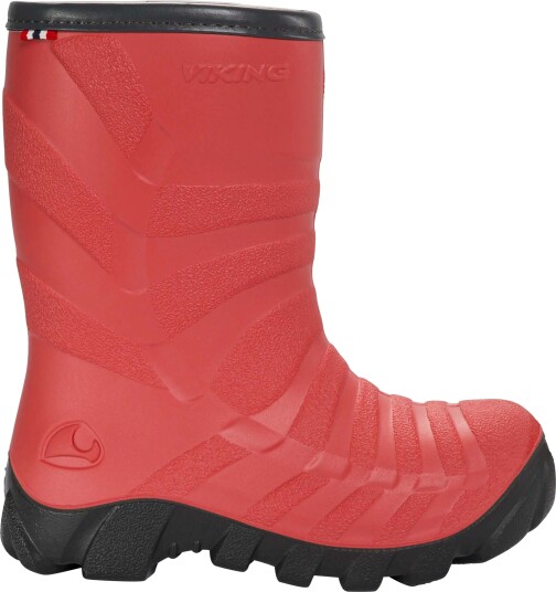 Viking Ultra Fôrede Gummistøvler Rød 37
