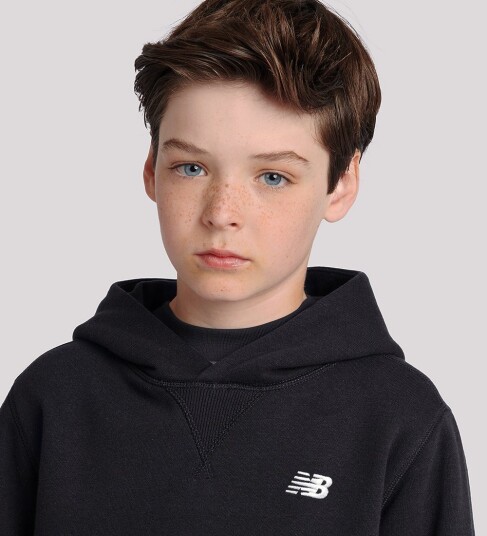 New Balance | New Balance Brush Back Small Logo Hoodie | 164