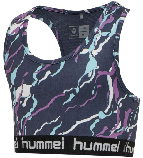 Hummel Treningstopp hmlMimmi M ørkengrå m. Mønster 4 år 104 T skjorte Flerfarget